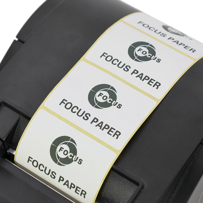 75GSM Thermal Label Sticker Roll BPA Free Thermal Paper 58mm X 40mm For Tea Shop
