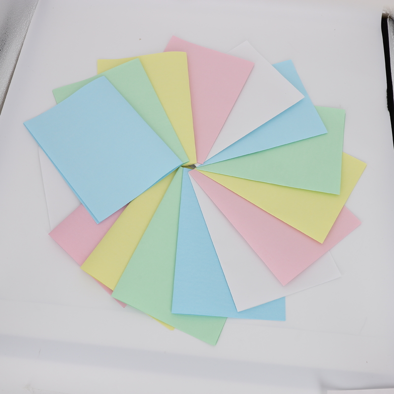 Office Carbonless Ncr Paper Roll Non Carbon Coated Blue Printing Color 55GSM/50GSM/55GSM Carbonless