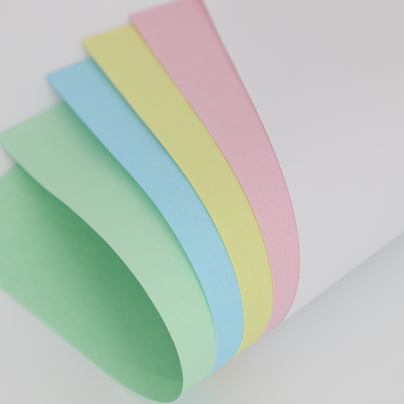 100% Virgin Wood Pulp Blue Image 5 Plys NCR Carbonless Paper A Grade