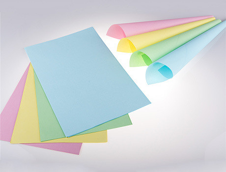 100% Virgin Wood Pulp Blue Image 5 Plys NCR Carbonless Paper A Grade