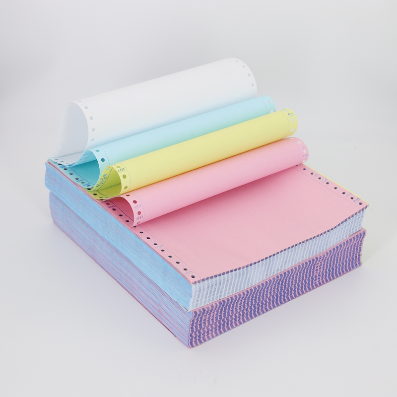 100% Wood Pulp Carbonless NCR Paper Blue Image & Black Image