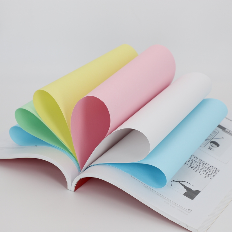 100% Wood Pulp Carbonless NCR Paper Blue Image & Black Image