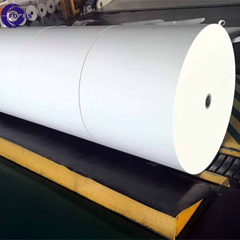 FOCUS 100% Imported Virgin Wood Pulp Thermal Paper Jumbo Rolls for Thermal Printers