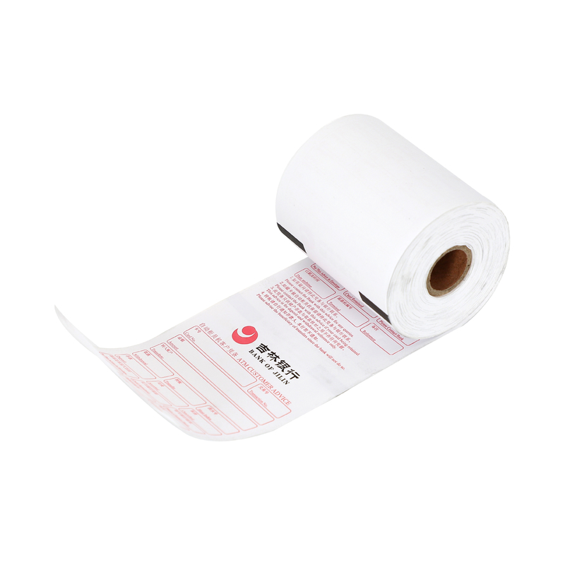 FSC Virgin Wood Pulp TOP COATED Thermal Paper Jumbo Roll For ATM / POS Roll
