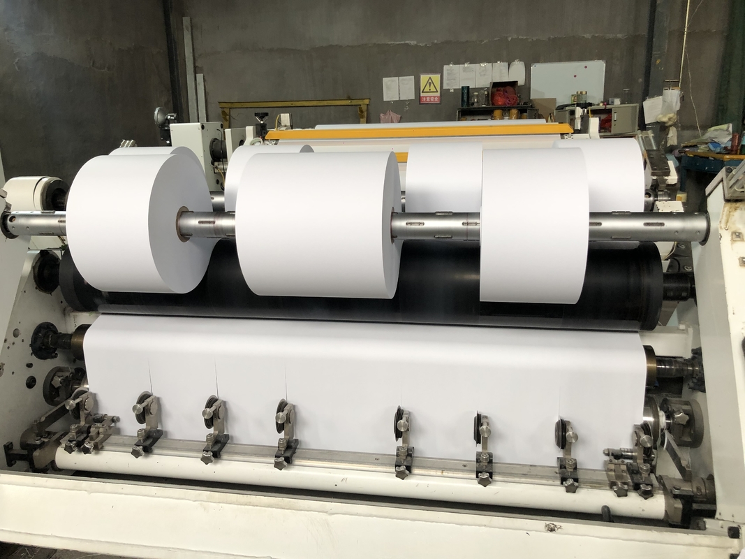 FSC Virgin Wood Pulp TOP COATED Thermal Paper Jumbo Roll For ATM / POS Roll