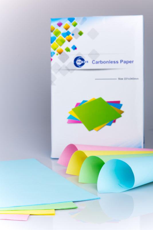 NCR Paper carbonless copy paper enabling duplication of business forms invoices and receipts with clean and clear copy output
