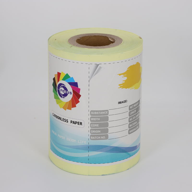 Black Image NCR Paper for Laser Printers White Pink Yellow Blue Green 43*61cm Carbonless Paper