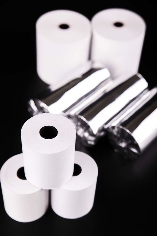 BPA Free POS Thermal Receipt Paper Roll with 5+ Years Image Life and Oil Resistant Properties