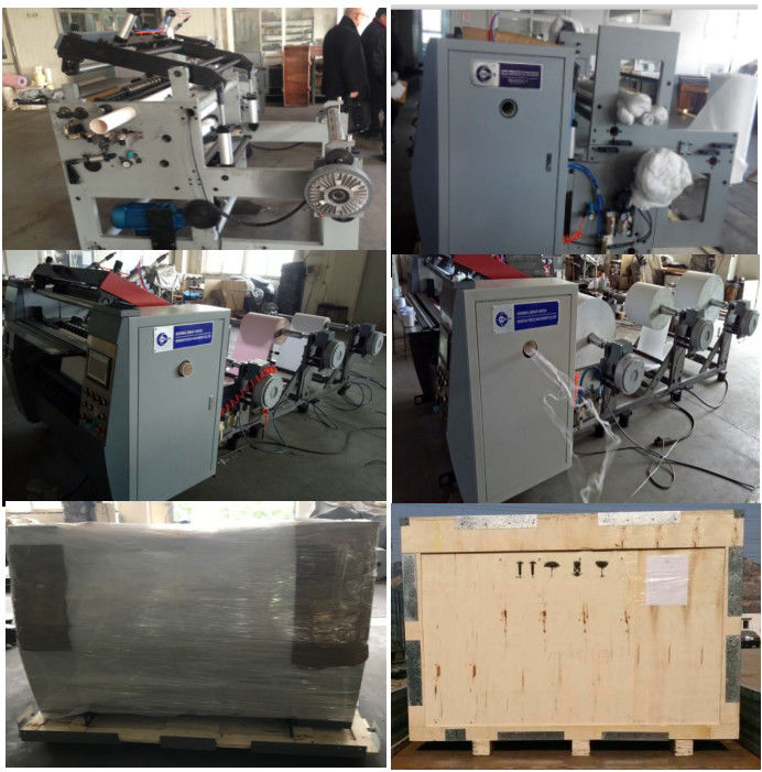 4000mm 50gsm Paper Roll Rewinding Machine 30mm Thermal Paper Slitter