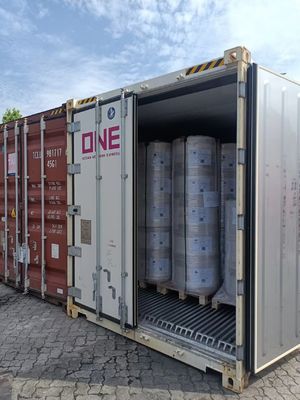 焦点のブランドの黒いイメージの感熱紙のジャンボ ロールの唐紙80*60mm