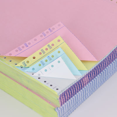 プレミアム品質 青/黒の画像ロール/シートNCR紙 カスタマイズ